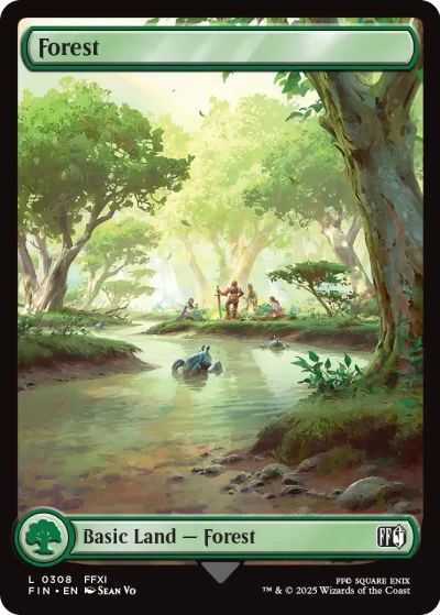 Forest 3 - Final Fantasy MtG Spoiler