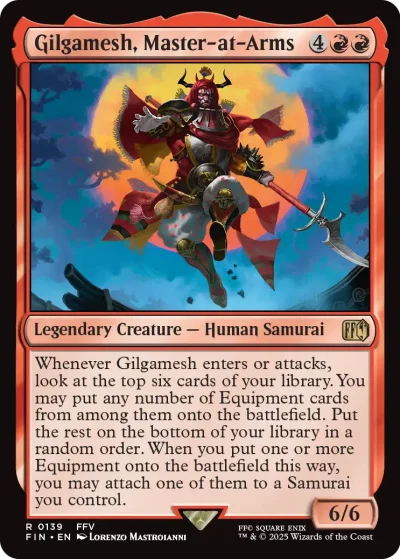 Gilgamesh, Master-at-Arms - Final Fantasy MtG Spoiler