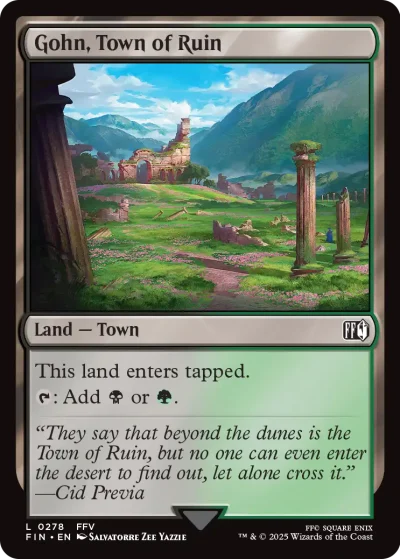 Gohn, Town of Ruin - Final Fantasy Spoiler