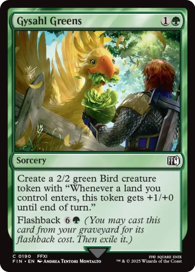 Gysahl Greens - Final Fantasy Spoiler