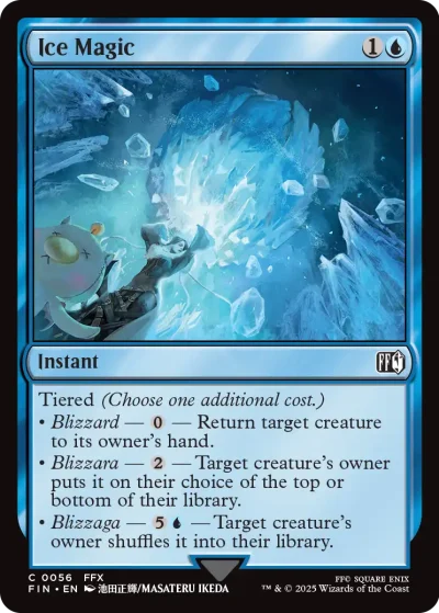 Ice Magic - Final Fantasy MtG Spoiler