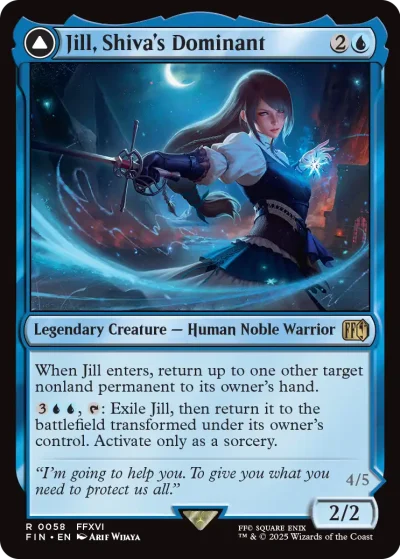 Jill, Shiva's Dominant - Final Fantasy MtG Spoiler