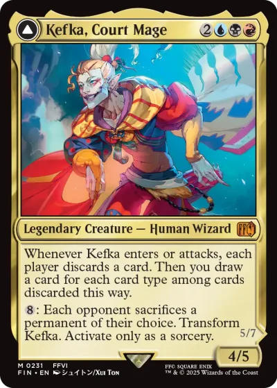 Kefka, Court Mage - Final Fantasy MtG Spoiler