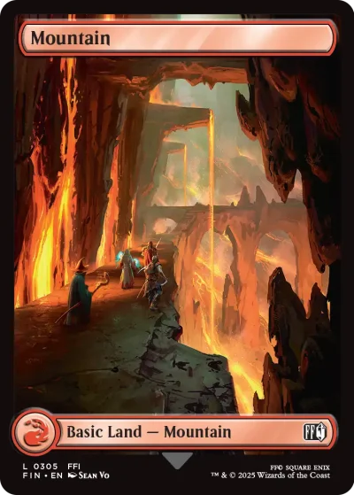 Mountain 3 - Final Fantasy MtG Spoiler