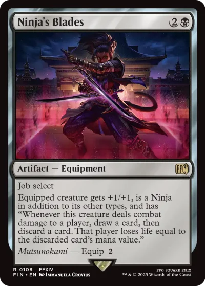 Ninja's Blades - Final Fantasy Spoiler