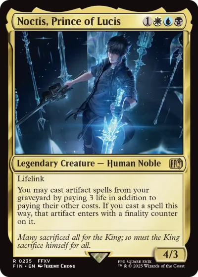Noctis, Prince of Lucis - Final Fantasy MtG Spoiler