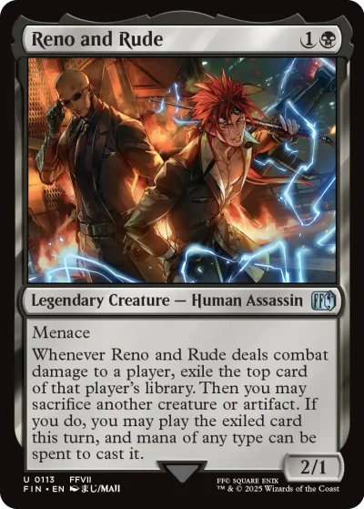Reno and Rude - Final Fantasy Spoiler