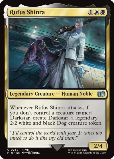Rufus Shinra - Final Fantasy Spoiler