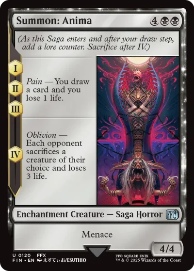 Summon Anima - Final Fantasy Spoiler