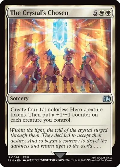 The Crystal's Chosen - Final Fantasy MtG Spoiler