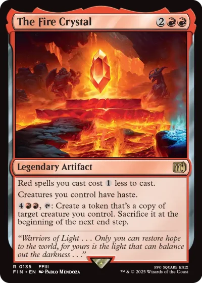 The Fire Crystal - Final Fantasy Spoiler