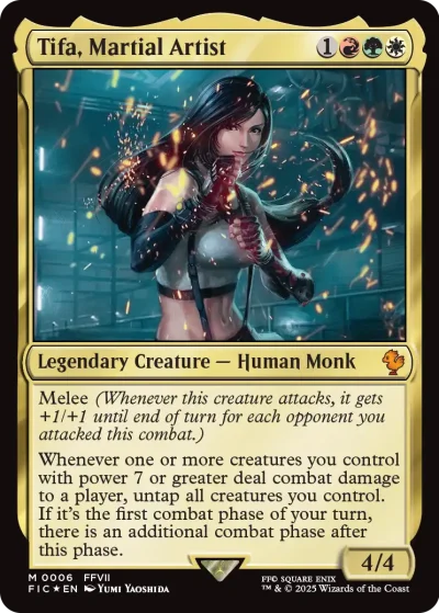 Tifa, Martial Artist - Final Fantasy Commander MtG Spoiler