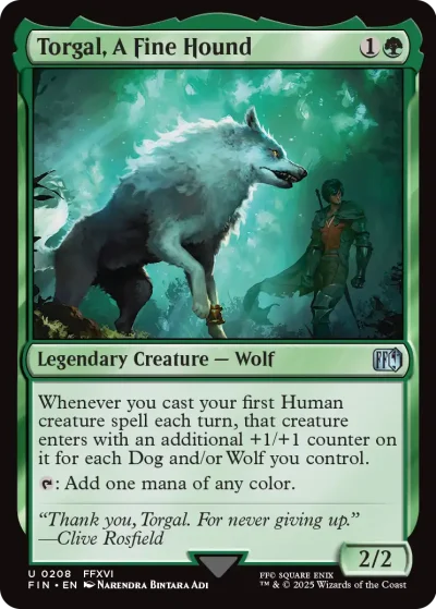 Torgal, A Fine Hound - Final Fantasy Spoiler