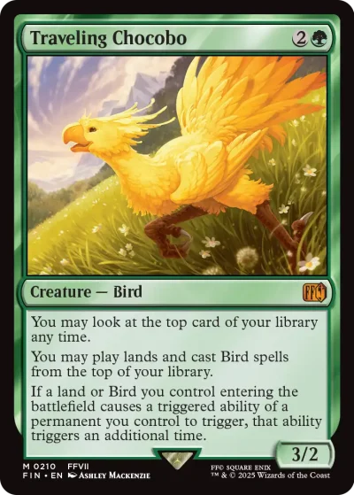 Traveling Chocobo - Final Fantasy MtG Spoiler