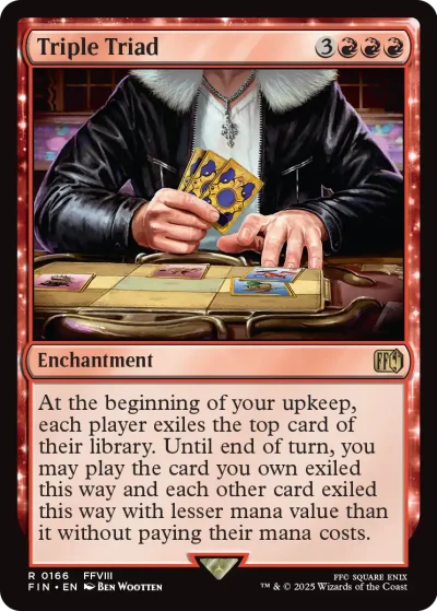 Triple Triad - Final Fantasy Spoiler