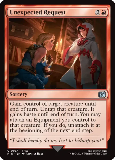 Unexpected Request - Final Fantasy Spoiler