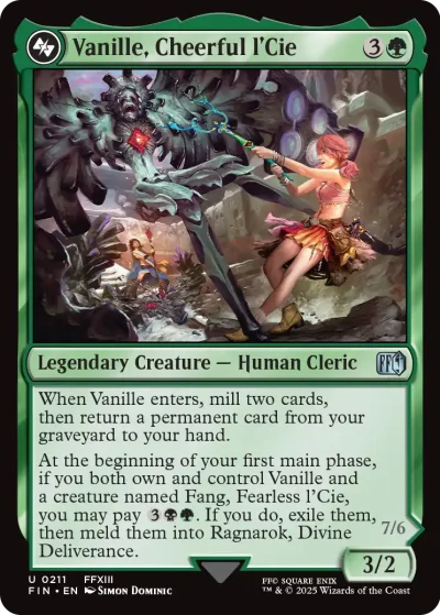 Vanille, Cheerful l'Cie - Final Fantasy MtG Spoiler