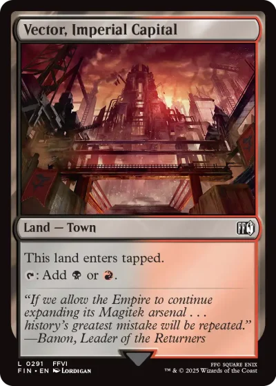 Vector, Imperial Capital - Final Fantasy Spoiler