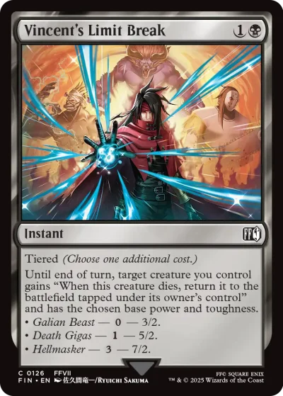 Vincent's Limit Break - Final Fantasy Spoiler