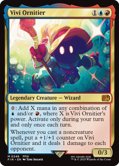 Vivi Ornitier - Final Fantasy MtG Spoiler