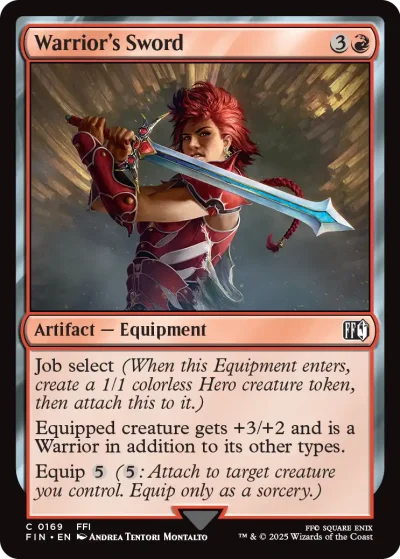 Warrior's Sword - Final Fantasy Spoiler