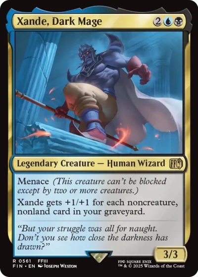 Xande, Dark Mage - Final Fantasy Spoiler