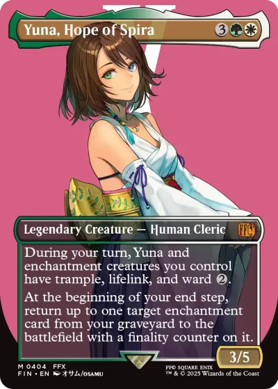 Yuna, Hope of Spira 2 - Final Fantasy MtG Spoiler