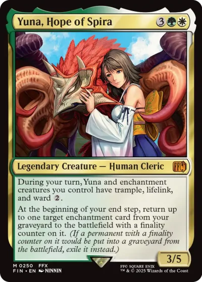 Yuna, Hope of Spira - Final Fantasy MtG Spoiler