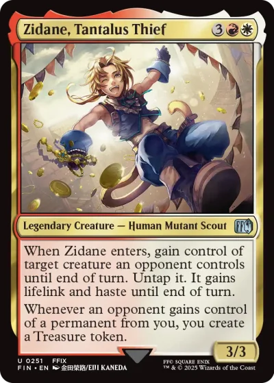 Zidane, Tantalus Thief - Final Fantasy Spoiler